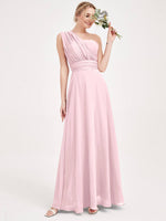 Blush CONVERTIBLE Chiffon Bridesmaid Dress-CHRIS