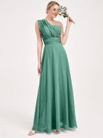 Eucalyptus CONVERTIBLE Chiffon Bridesmaid Dress-CHRIS