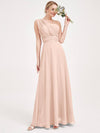 Pearl Pink CONVERTIBLE Chiffon Bridesmaid Dress-CHRIS