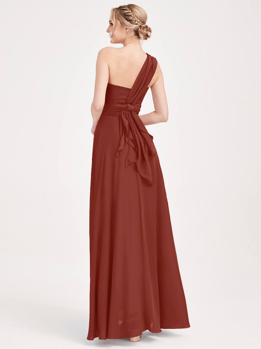 Cinnamon Rose CONVERTIBLE Chiffon Bridesmaid Dress