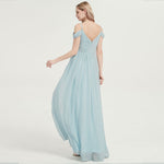 cold-shoulder Pleated Bridesmaid Dress Ellen