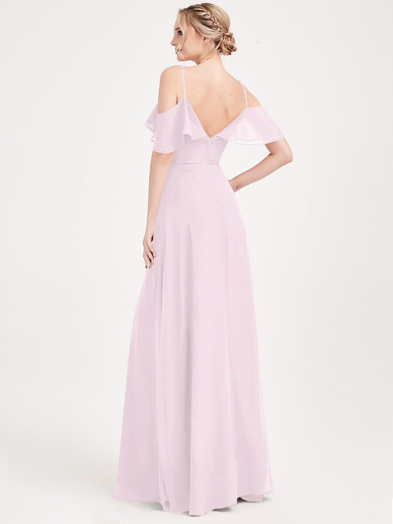 Pearl Pink CONVERTIBLE Bridesmaid Dress-ZOLA