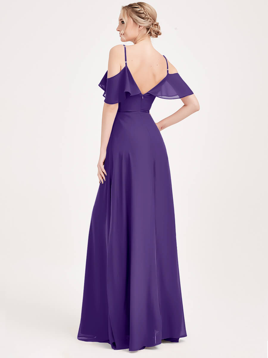 Royal Purple CONVERTIBLE Bridesmaid Dress
