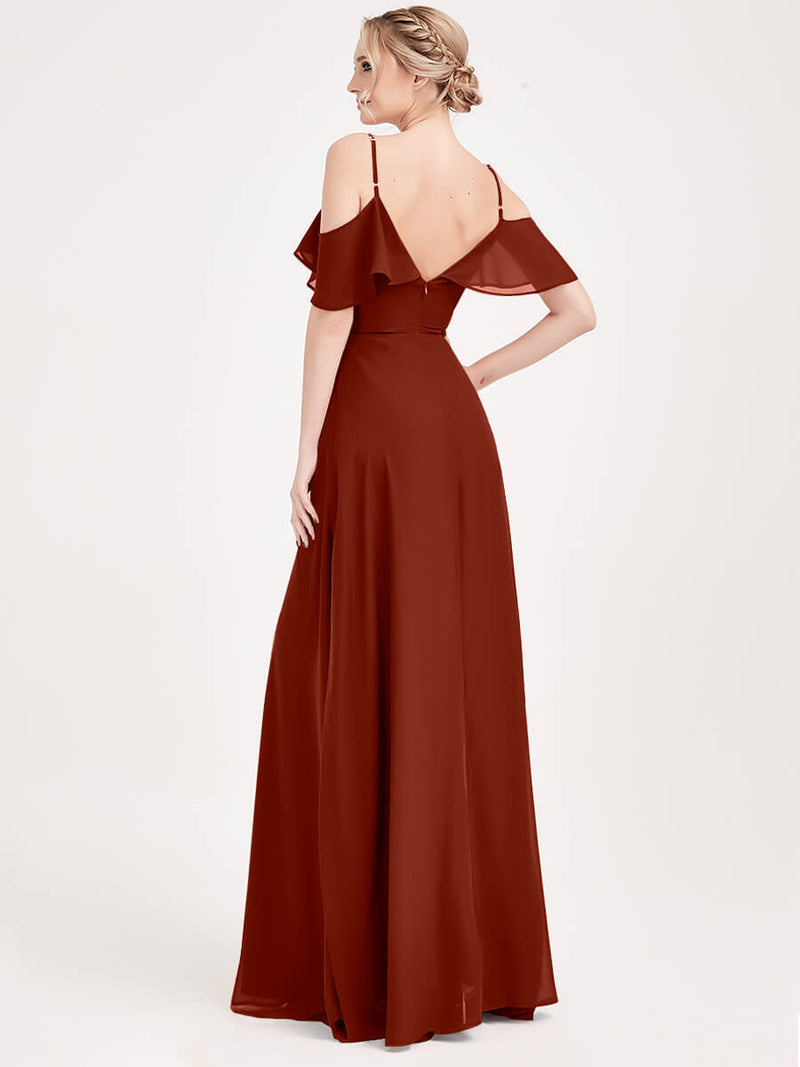 Rusty Red CONVERTIBLE Bridesmaid Dress-ZOLA