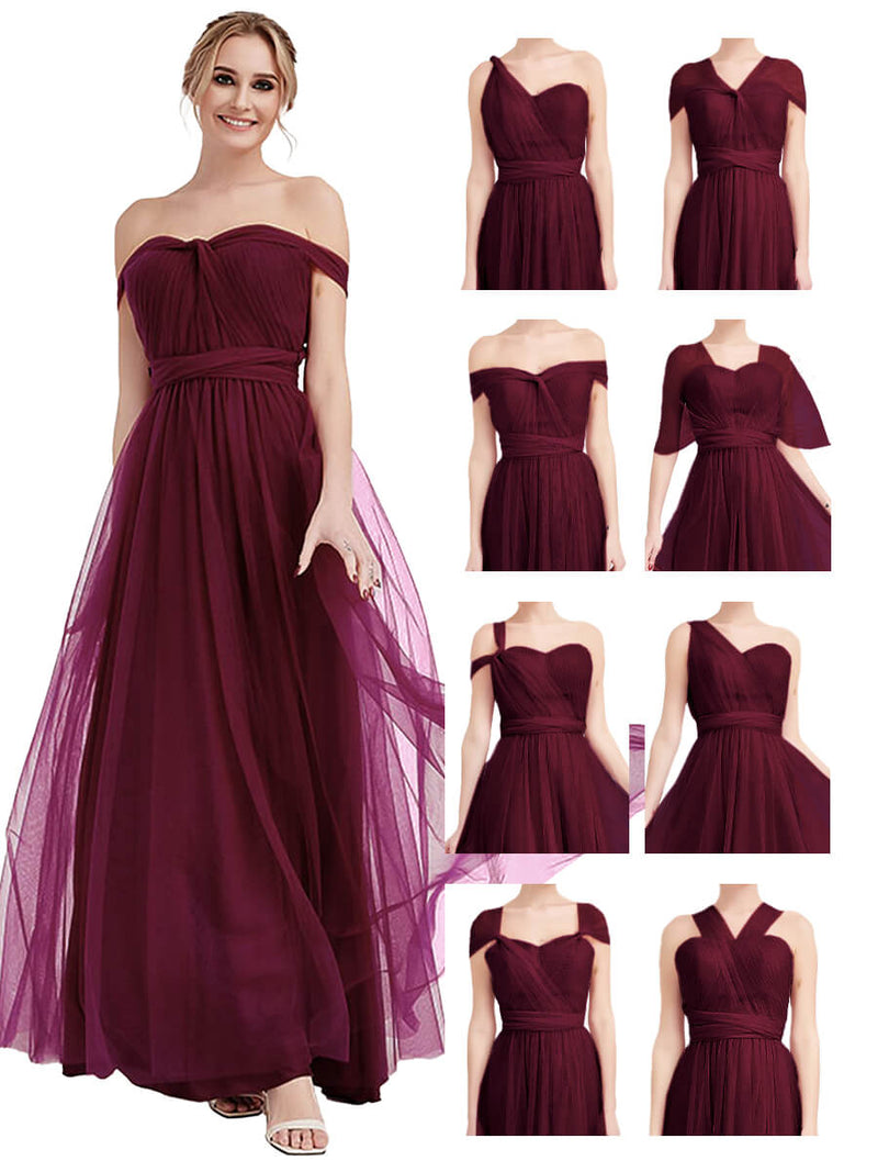  MULTI WAY Sweetheart Tulle Bridesmaid Dress-ALICE Bg