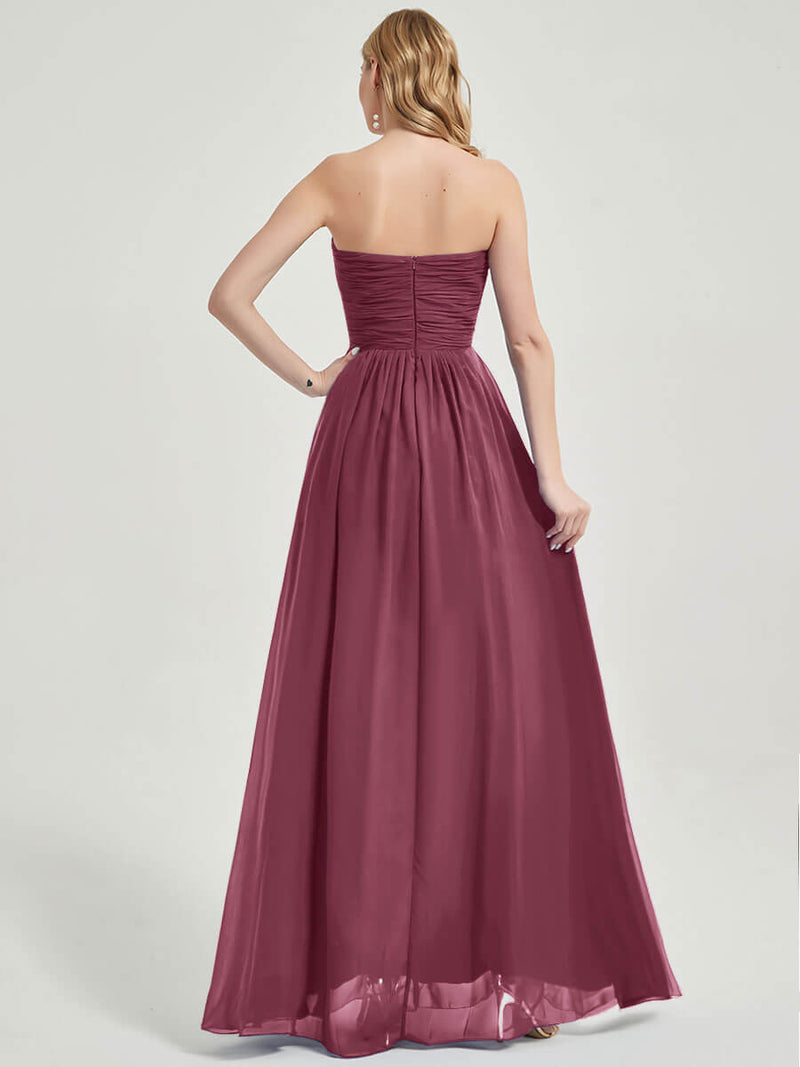 Sweetheart Neckline design with empire waistline Bridesmaid Dress