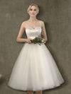 Grace Ballet Spaghetti Straps Sweetheart Satin Tulle Short   Bridal Dress for Women from NZ Bridal