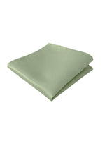 NZBridal Men's Pocket Square Handkerchief Sage Green b