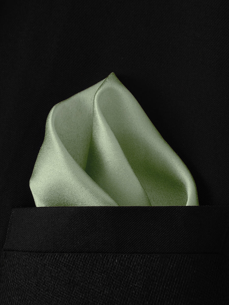NZBridal Men's Pocket Square Handkerchief Sage Green d