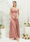 NZBridal Satin bridesmaid dresses BG30212 Dusty Pink c