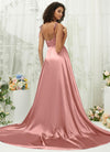 NZBridal Satin bridesmaid dresses XC30113 Juliet Dusty Pink b