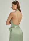 NZBridal Satin Rompers EB30S19 Poppy Sage Green detail