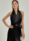 NZBridal Satin Rompers EB30S19 Poppy Black c