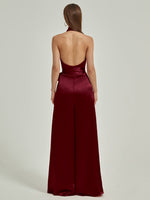 NZBridal Satin Rompers EB30S19 Poppy Burgundy b