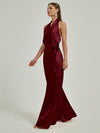 NZBridal Satin Rompers EB30S19 Poppy Burgundy d