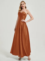 NZBridal Satin bridesmaid dresses 587XC Lillie Cooper d