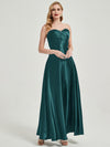 NZBridal Satin bridesmaid dresses 587XC Lillie Peacock a