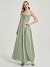 NZBridal Satin bridesmaid dresses 587XC Lillie Sage Green d