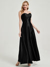 NZBridal Satin bridesmaid dresses 587XC Lillie Black c
