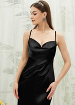 NZBridal Satin bridesmaid dresses BCA221470 Rory Black details