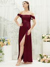 NZBridal Satin bridesmaid dresses BG30212 Mina Burgundy d