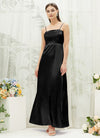NZBridal Satin bridesmaid dresses BG30212 Mina Black a