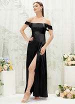 NZBridal Satin bridesmaid dresses BG30212 Mina Black d