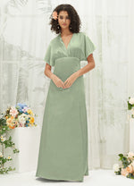 NZBridal Satin bridesmaid dresses BG30301 Jesse Sage Green d