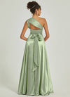 NZBridal Satin bridesmaid dresses JS30218 Winnie Sage Green b