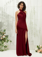 NZBridal Satin bridesmaid dresses R30517 Athena Burgundy c