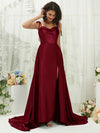 NZBridal Satin bridesmaid dresses XC30113 Juliet Burgundy a
