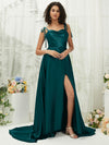 NZBridal Satin bridesmaid dresses XC30113 Juliet Peacock c