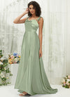 NZBridal Satin bridesmaid dresses XC30113 Juliet Sage Green d