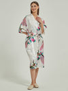 Beautiful Floral Silk Bridal Party Robes Bridesmaid Robes 18 Colors In