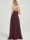 Cabernet Chiffon Bridesmaid Dress - Paloma