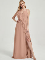 English Rose Chiffon Bridesmaid Dress - Paloma