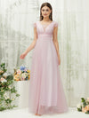 Pale Rose Tulle Cap Sleeves Back Zip  Comfort and Softness Bridesmaid Dress Collins for Women From NZ Bridal