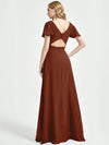 Cinnamon Rose Chiffon Bridesmaid Dress Ulanni