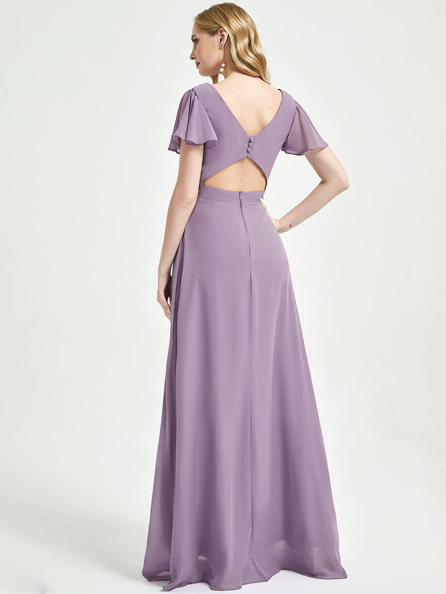 Empire Bridesmaid Dress With A-line Silhouette