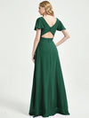 Emerald Green Chiffon Bridesmaid Dress Ulanni