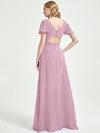 Mauve Chiffon Bridesmaid Dress Ulanni