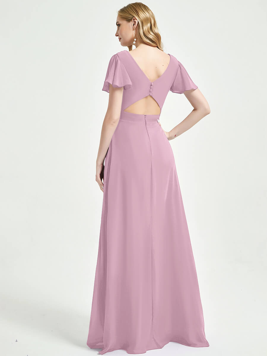 Empire Bridesmaid Dress With A-line Silhouette