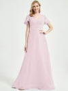 Pale Rose Chiffon Bridesmaid Dress Ulanni