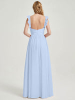 Cornflower Blue CONVERTIBLE Chiffon Bridesmaid Dress  Wynne