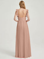 English Rose CONVERTIBLE Chiffon Bridesmaid Dress-Wynne