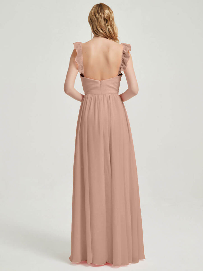 English Rose CONVERTIBLE Chiffon Bridesmaid Dress-Wynne