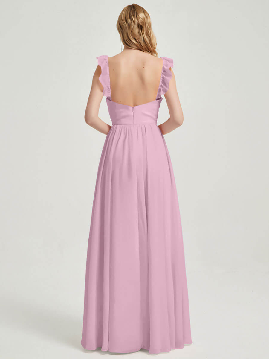 Mauve CONVERTIBLE Chiffon Bridesmaid Dress-Wynne