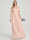 Pearl Pink CONVERTIBLE Chiffon Bridesmaid Dress-Wynne