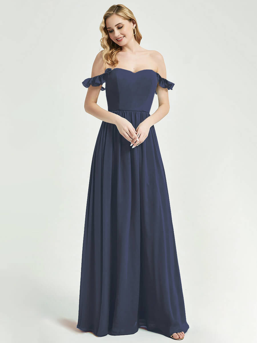 Stormy CONVERTIBLE Chiffon Bridesmaid Dress-Wynne