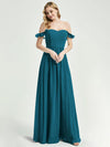 Teal CONVERTIBLE Chiffon Bridesmaid Dress-Wynne